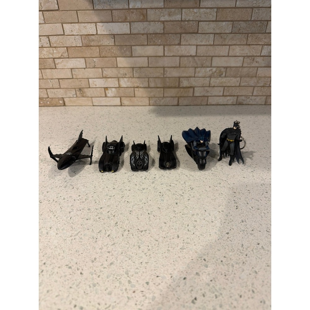 Batman Diecast Cars Bundle DC Comics Batmobile Lot Toy Vehicles